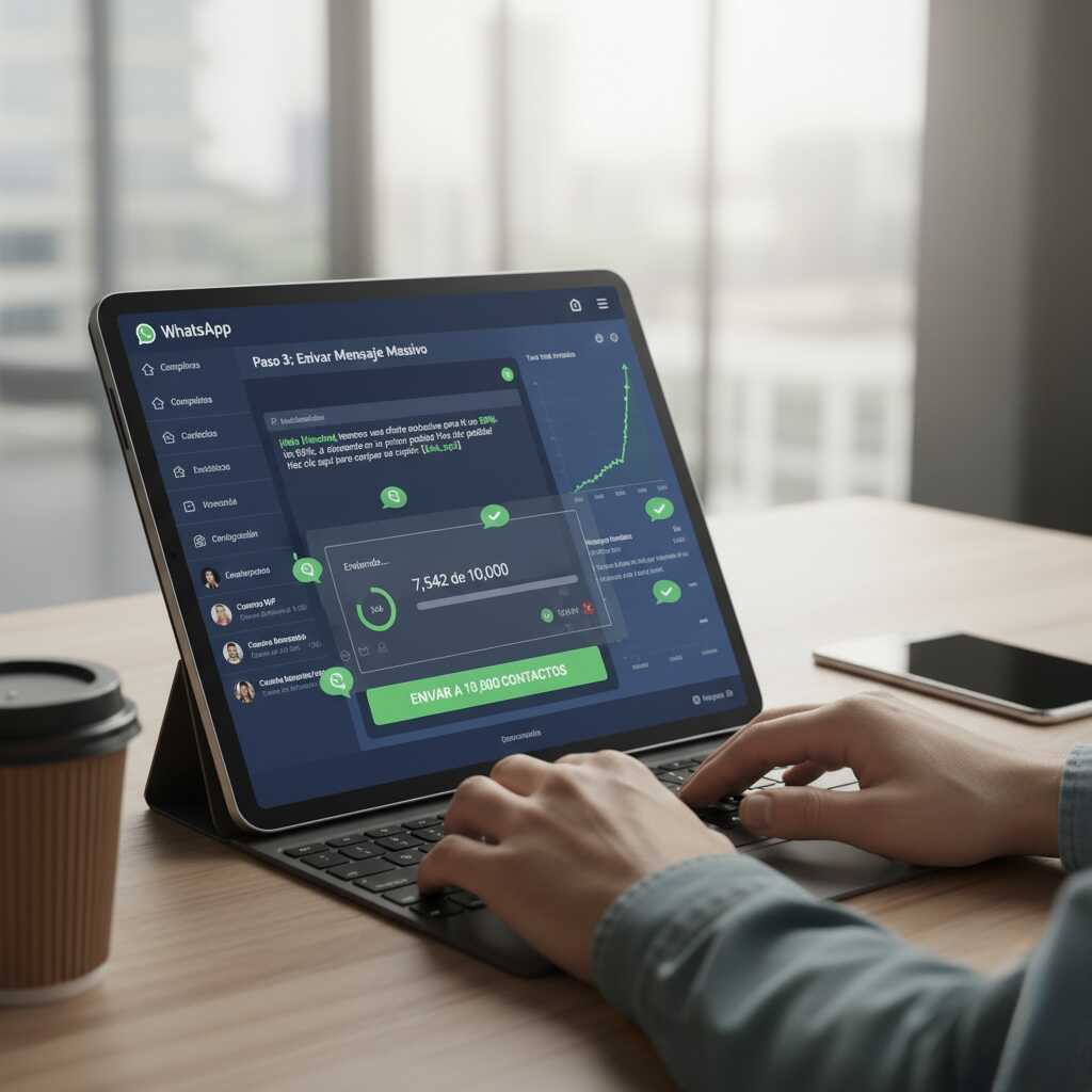 Paso 3: Programa y Envía - Selenium WhatsApp bot gratis